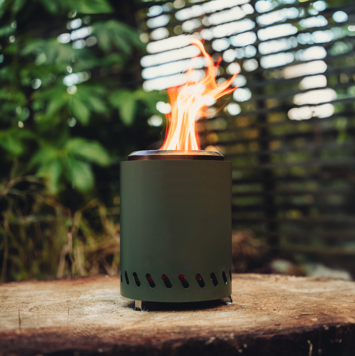 The Blaze Fire Pit - Olive
