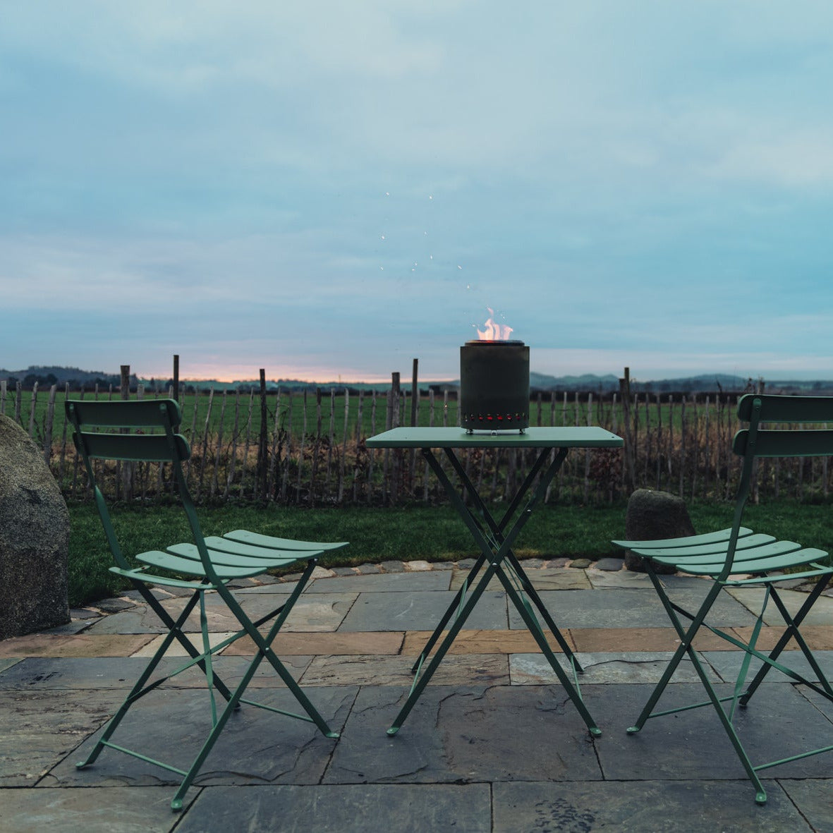 The Blaze Fire Pit - Olive