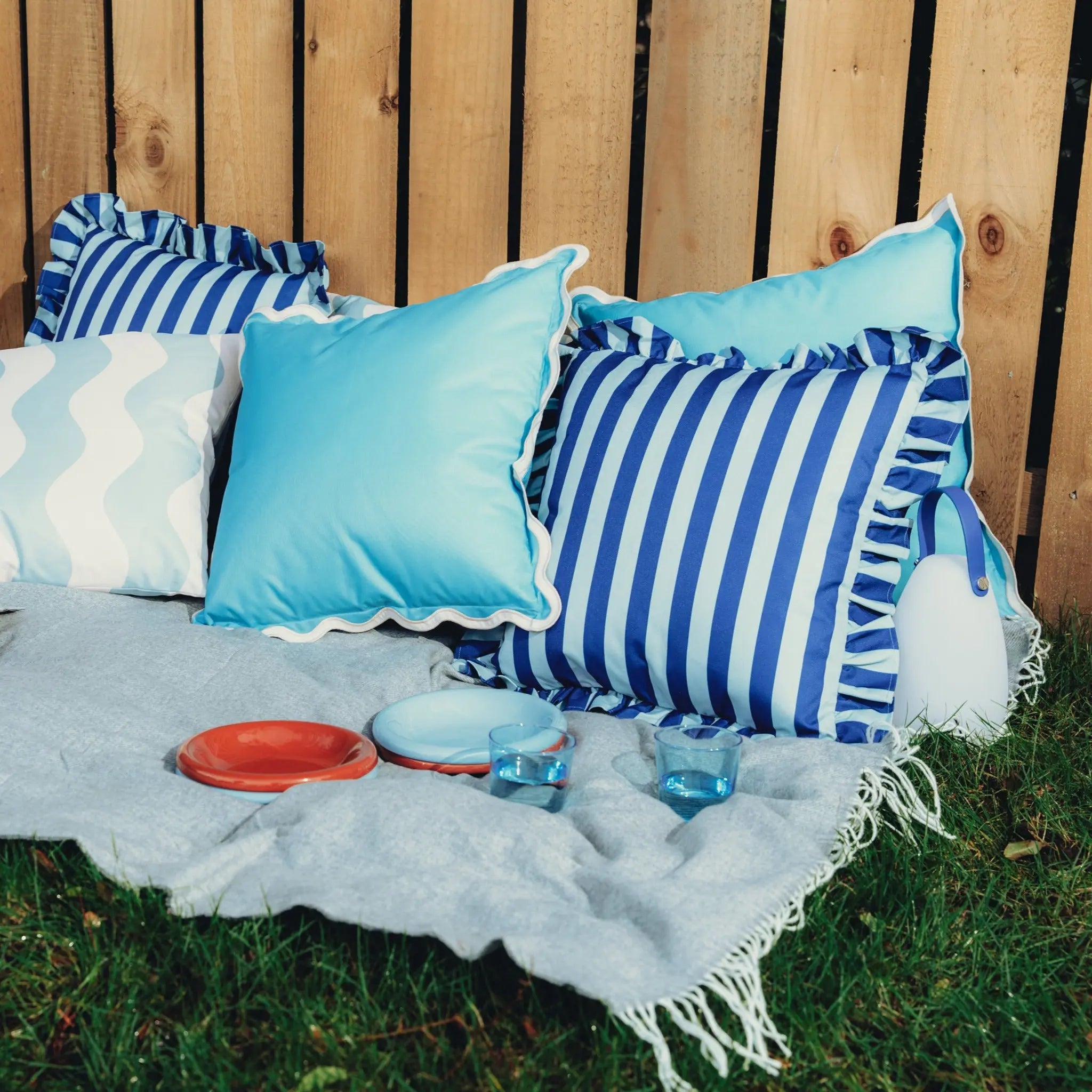 The Sea and Sky Outdoor Cushion Set