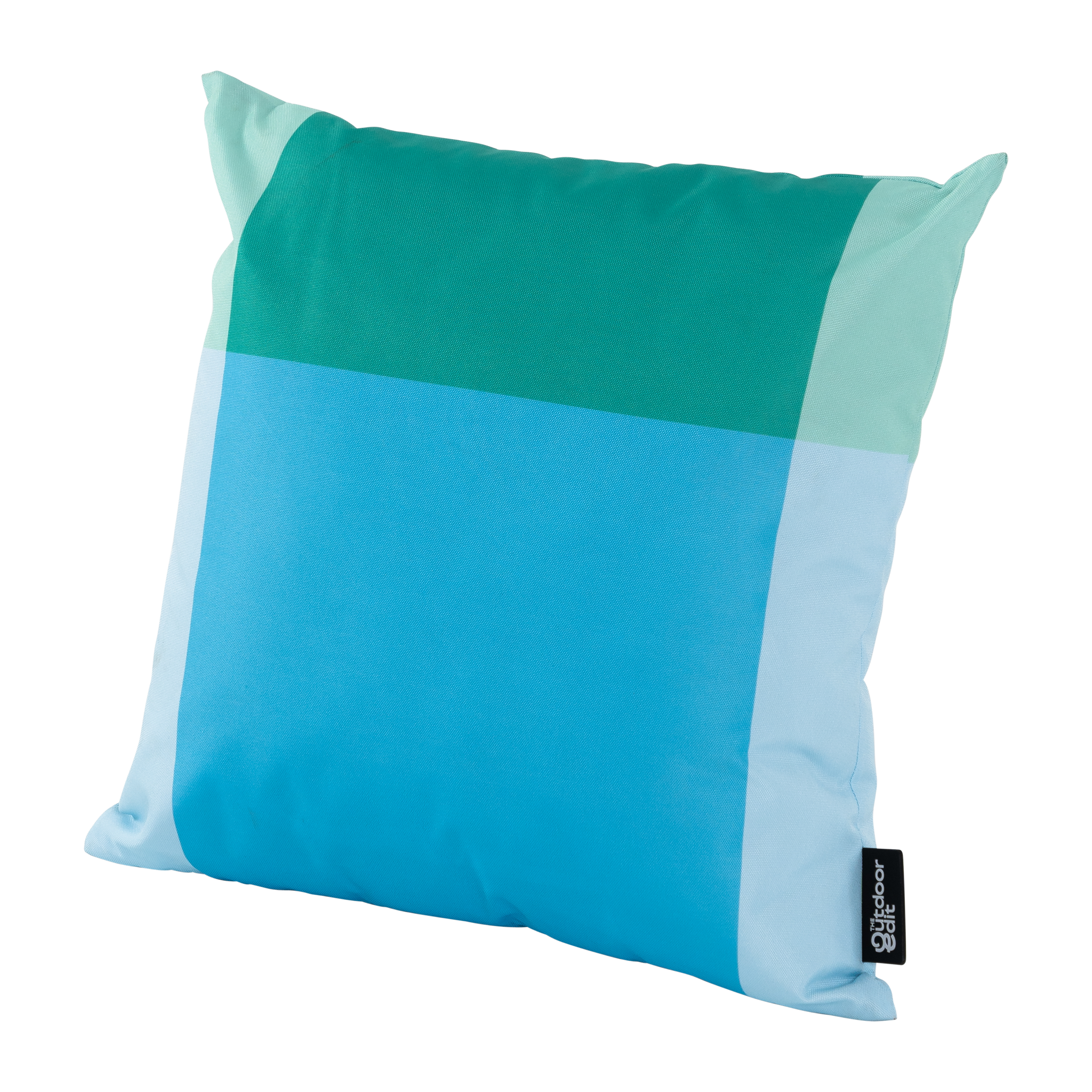 The Blue Colour Block Outdoor Cushion